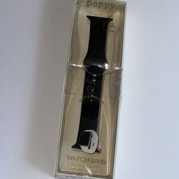 Poppy Watch Band For Watch Series 1 Through 8 Slim Flexible Fit - Picture 4 of 9